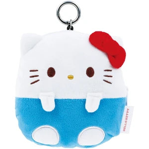 Plush Pouch with Reel Hello Kitty