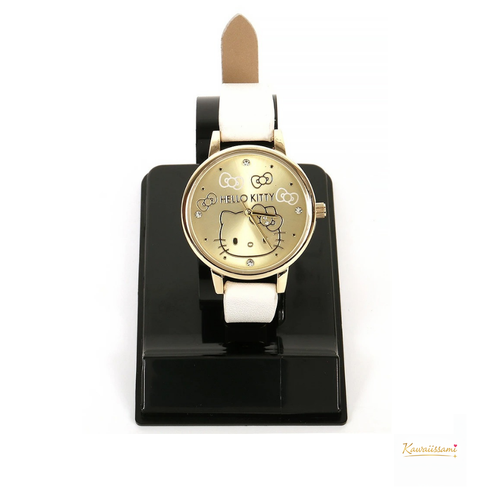 Sanrio Elegant Faux-Leather Wristwatch for Women