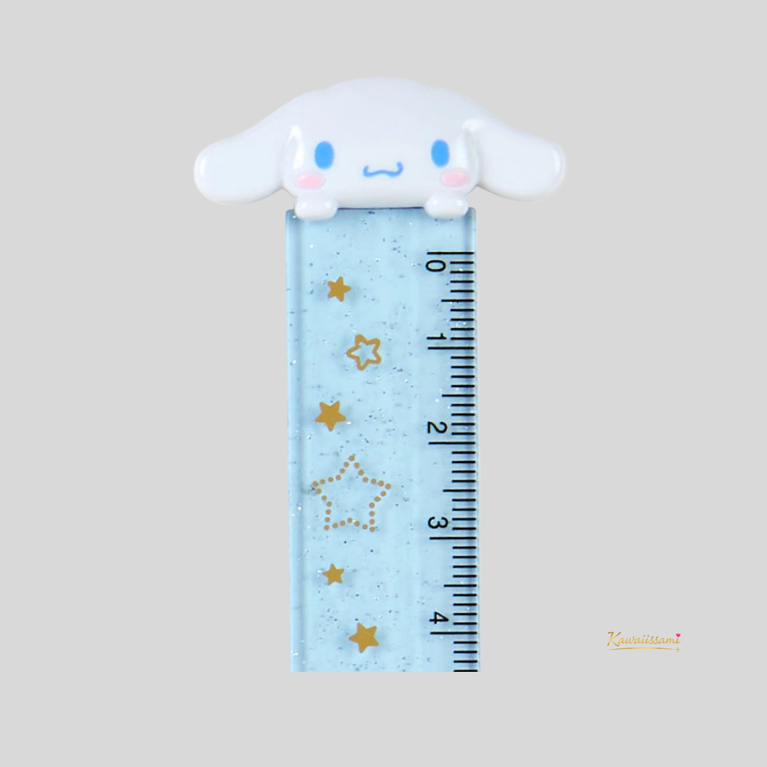 Cinnamoroll 15cm Slim Ruler with Mascot