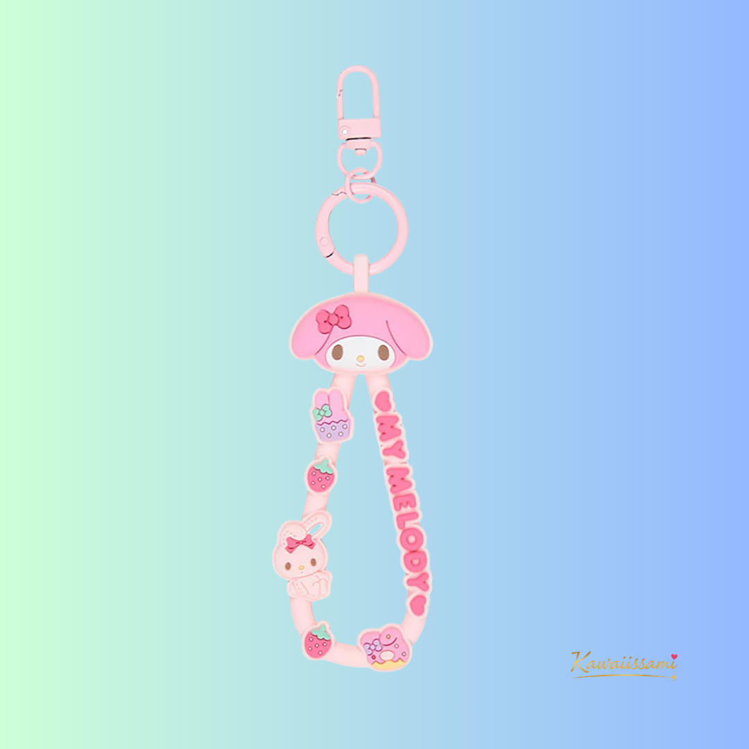 My Melody Rubber Keychain