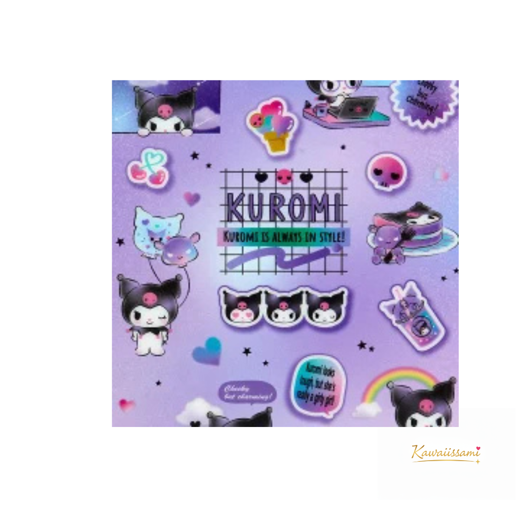Kuromi Writing Board (Shitajiki)