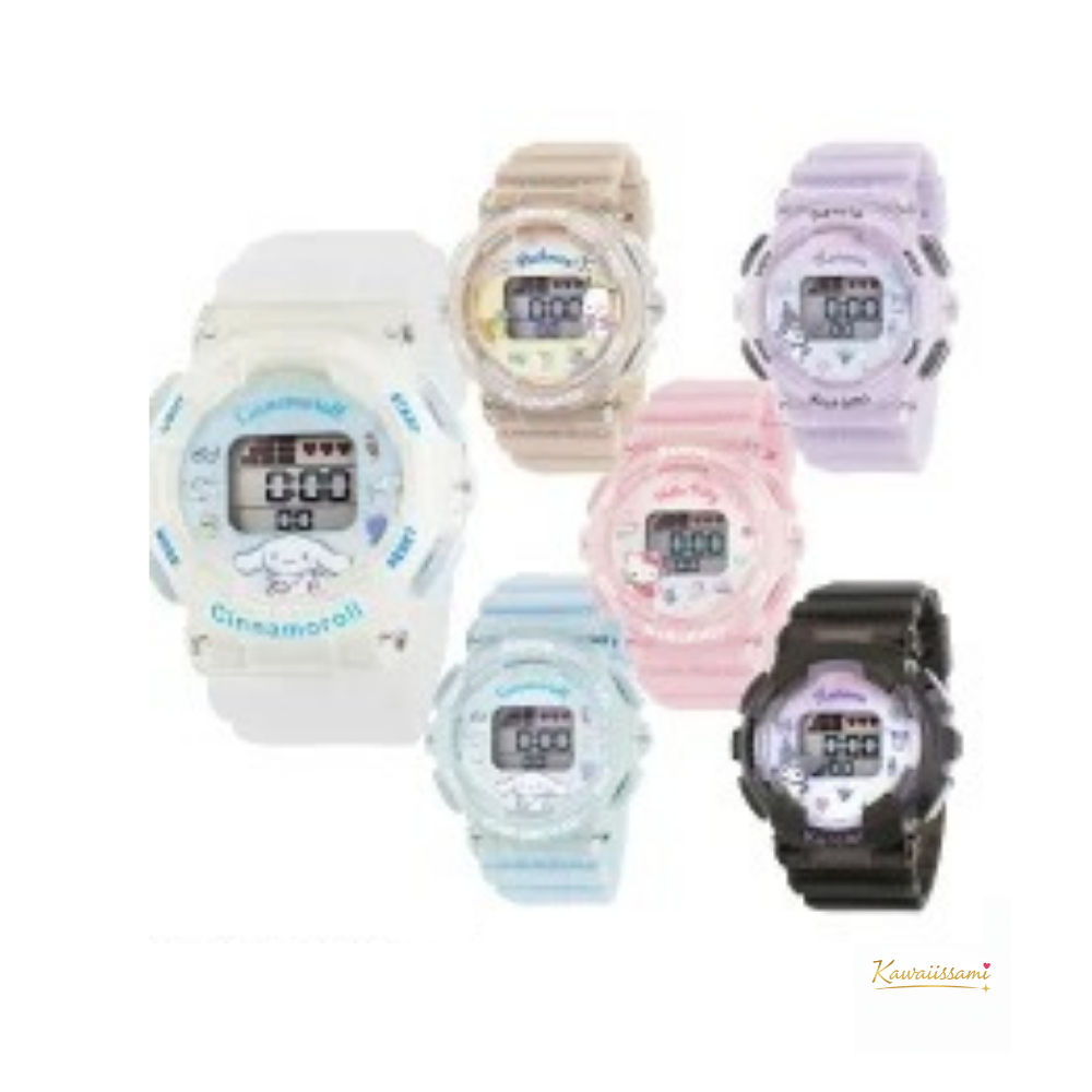 Sanrio Kids Pastel Digital Sports Watch