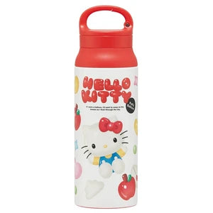 Carabiner Handle Stainless Steel Bottle Hello Kitty Pukkuri Balloon