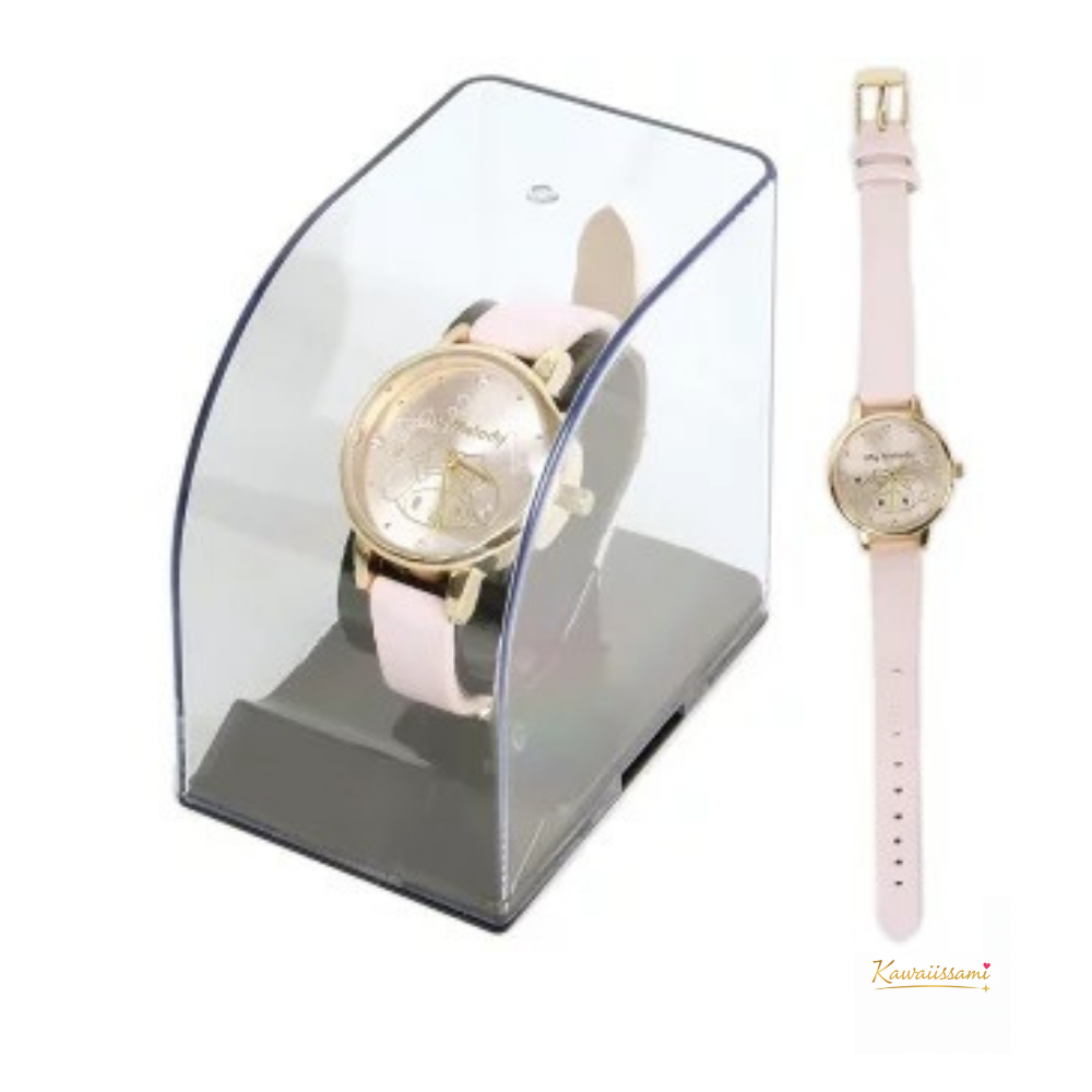 Sanrio Elegant Faux-Leather Wristwatch for Women