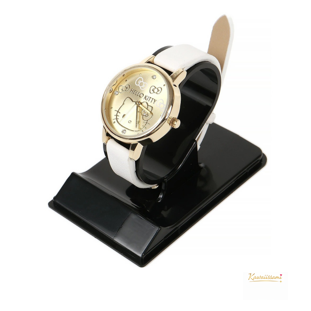 Sanrio Elegant Faux-Leather Wristwatch for Women