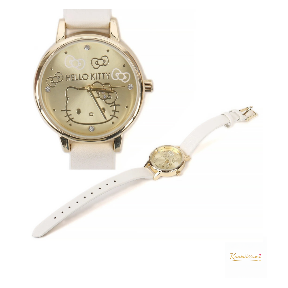 Sanrio Elegant Faux-Leather Wristwatch for Women