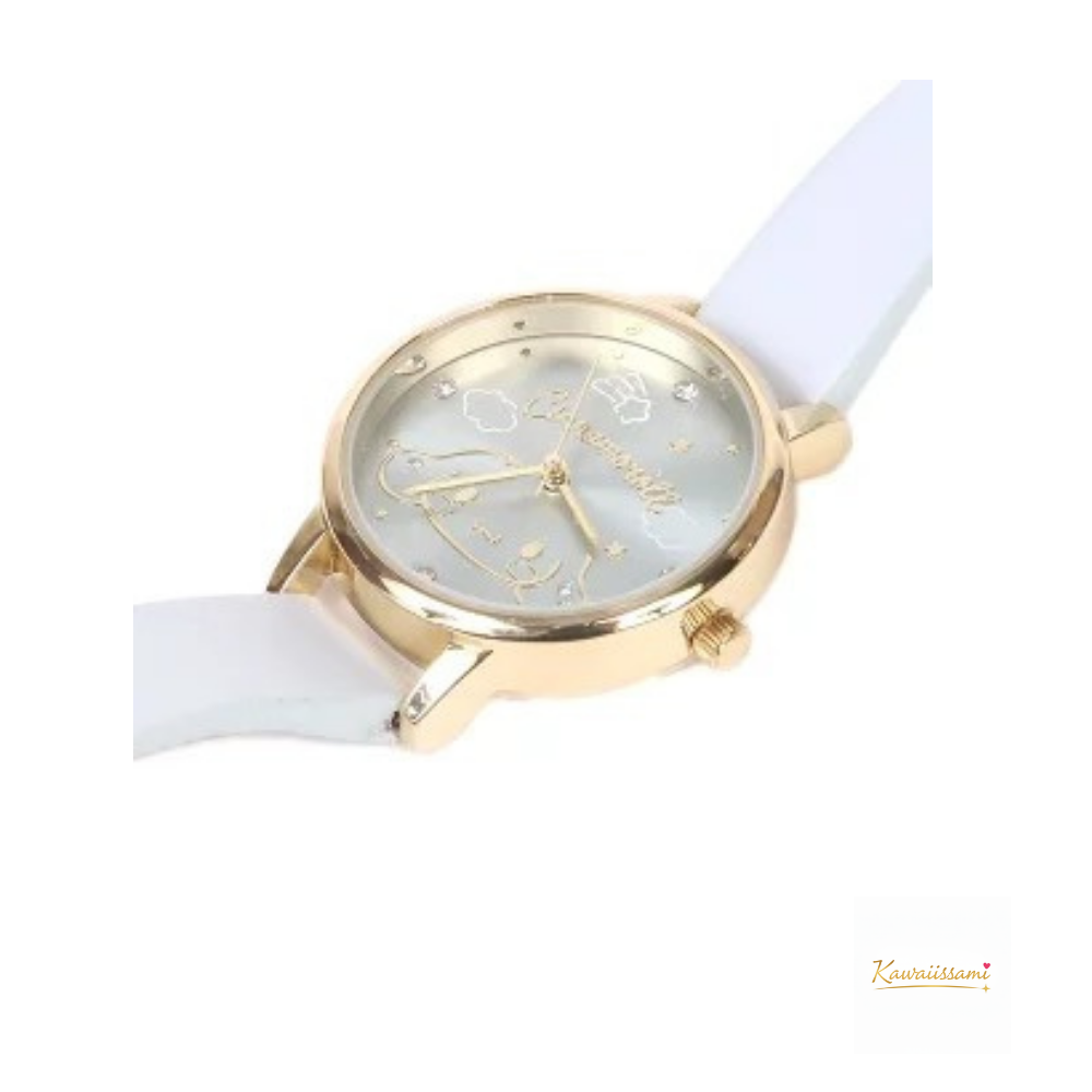Sanrio Elegant Faux-Leather Wristwatch for Women