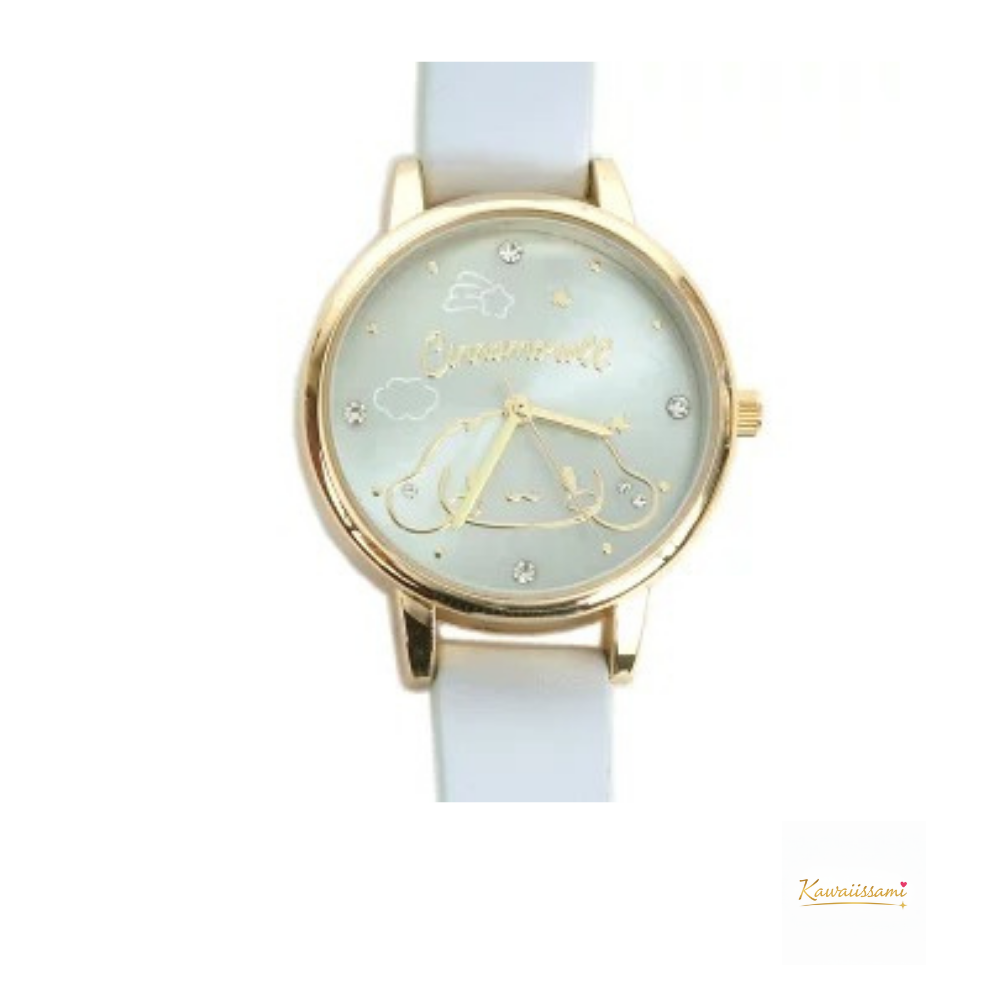 Sanrio Elegant Faux-Leather Wristwatch for Women