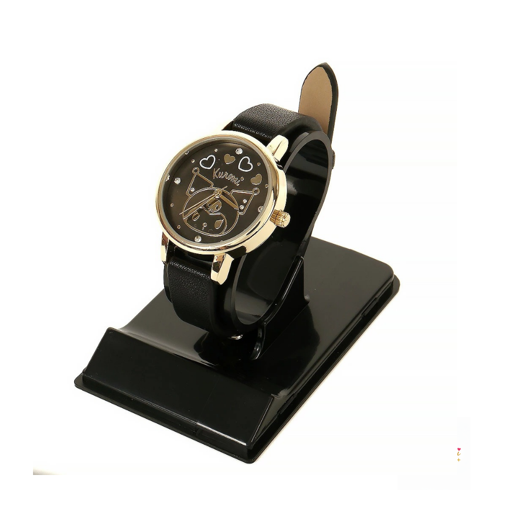 Sanrio Elegant Faux-Leather Wristwatch for Women