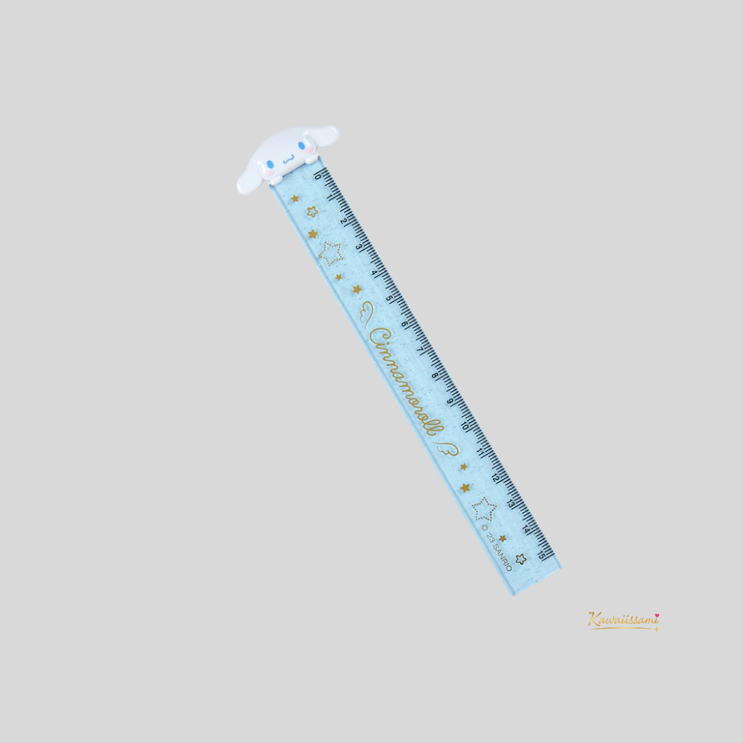 Cinnamoroll 15cm Slim Ruler with Mascot