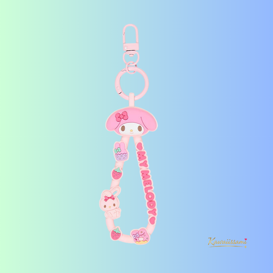 My Melody Rubber Keychain