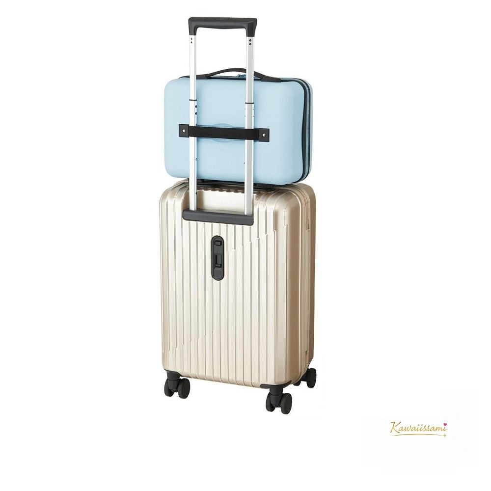 Hard carry-on case with mesh pocket　-Character Varies