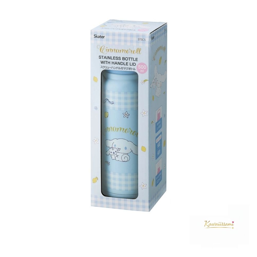Screw Handle Mug Bottle Cinnamoroll Plush Hug