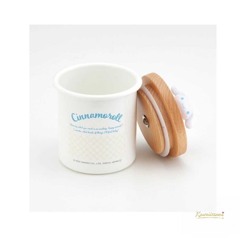 Canister with mascot Cinnamoroll