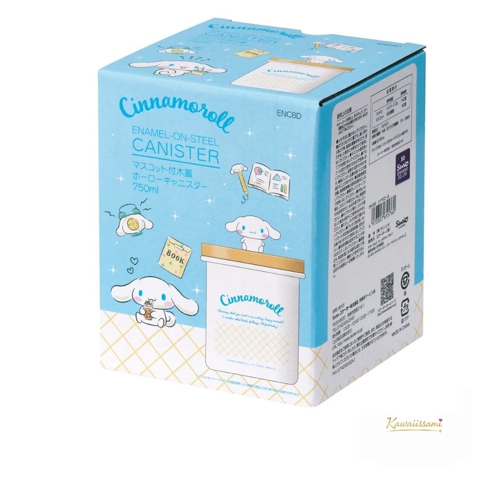 Canister with mascot Cinnamoroll