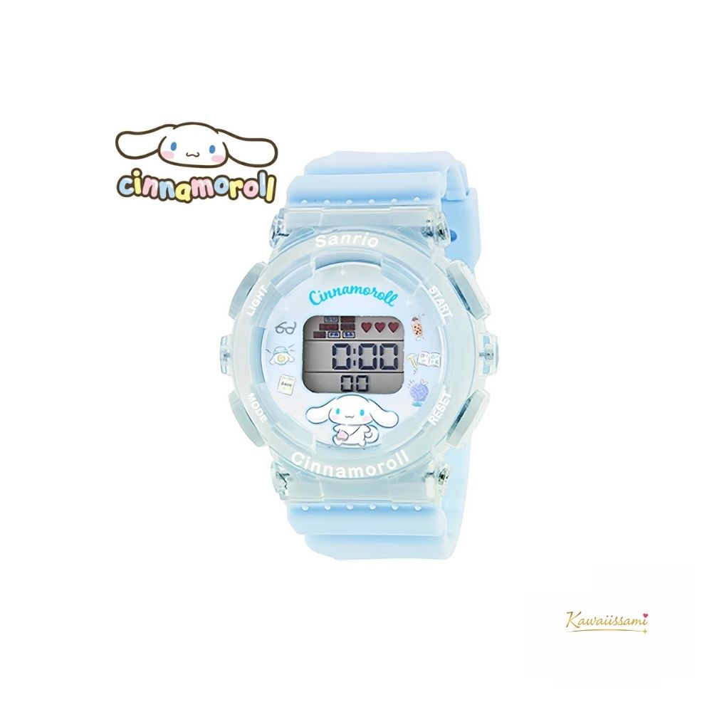 Sanrio Kids Pastel Digital Sports Watch –Character Varies