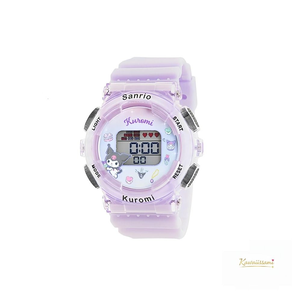 Sanrio Kids Pastel Digital Sports Watch –Character Varies