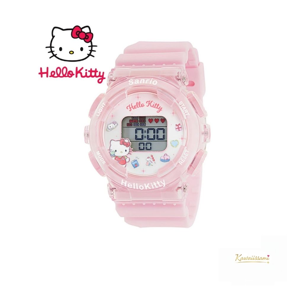 Sanrio Kids Pastel Digital Sports Watch –Character Varies