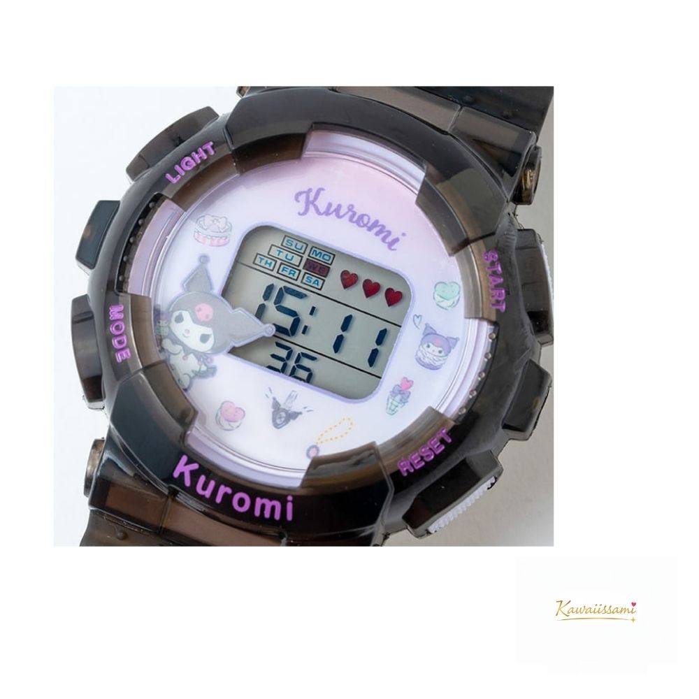 Sanrio Kids Pastel Digital Sports Watch –Character Varies