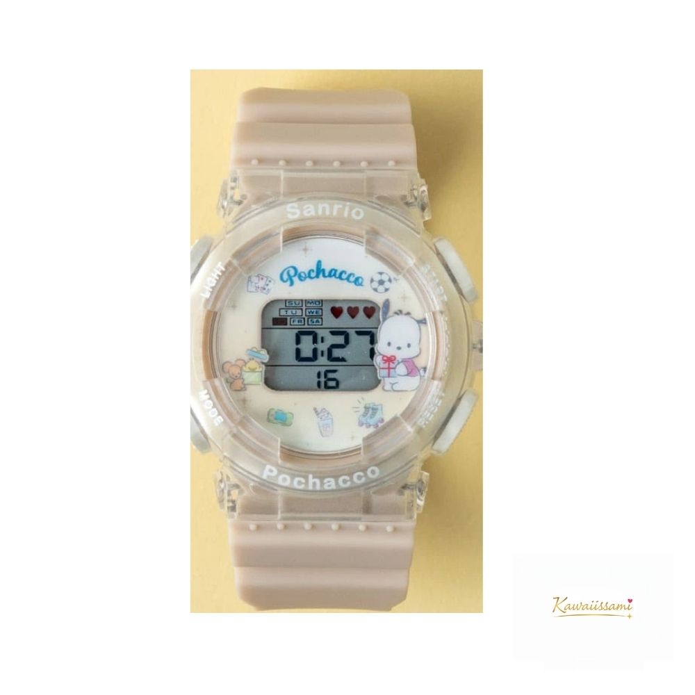 Sanrio Kids Pastel Digital Sports Watch –Character Varies