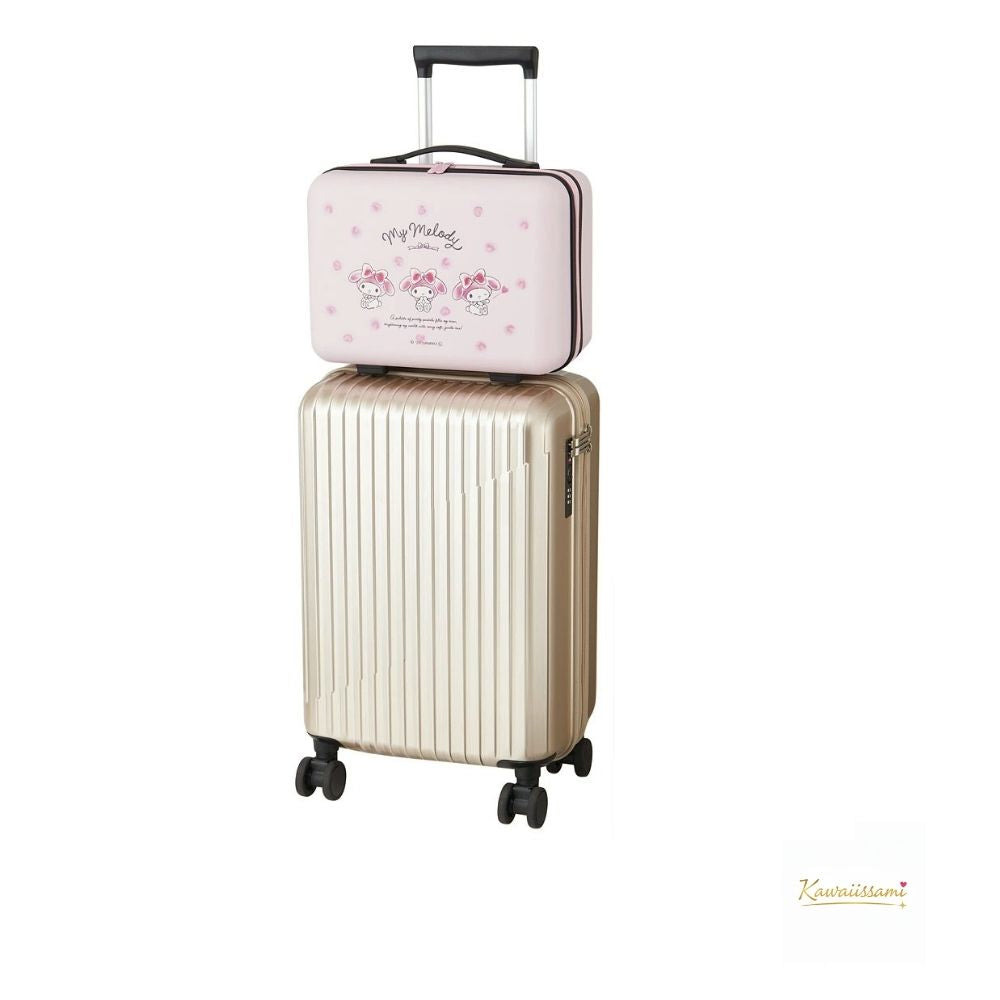 Hard carry-on case with mesh pocket　-Character Varies
