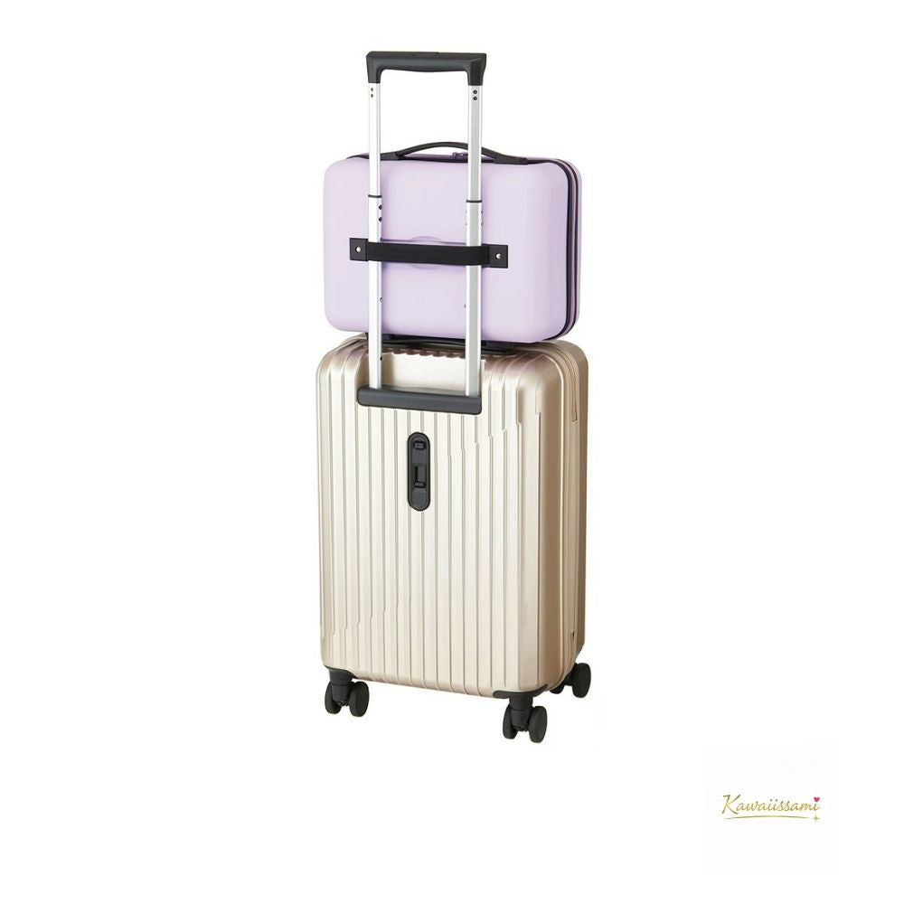 Hard carry-on case with mesh pocket　-Character Varies