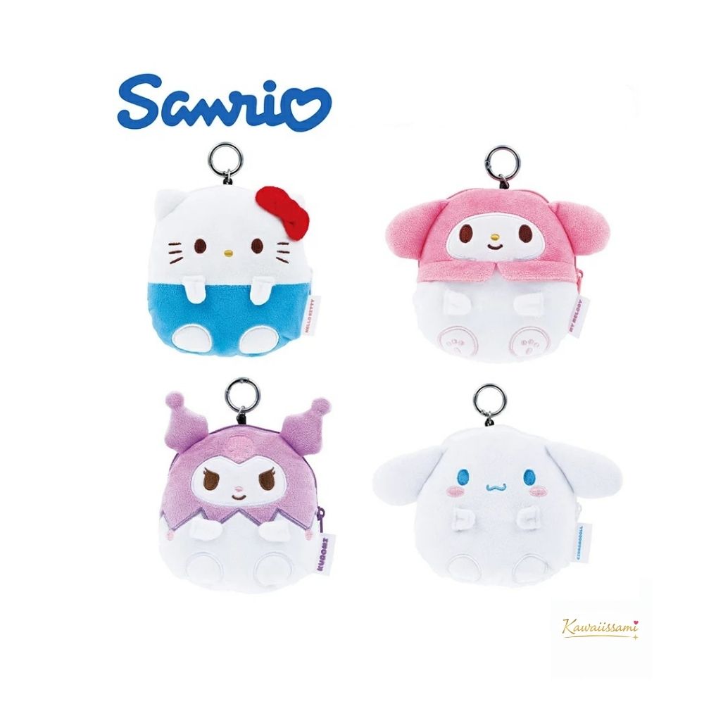 Plush Pouch with Reel -Character Varies