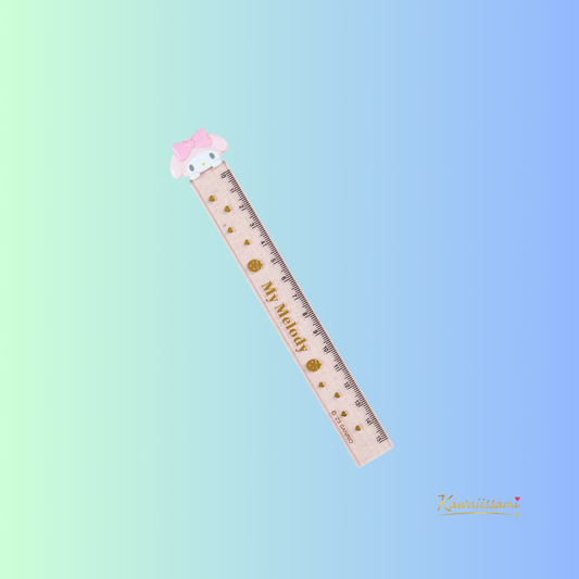 My Melody 15cm Slim Ruler with Mascot