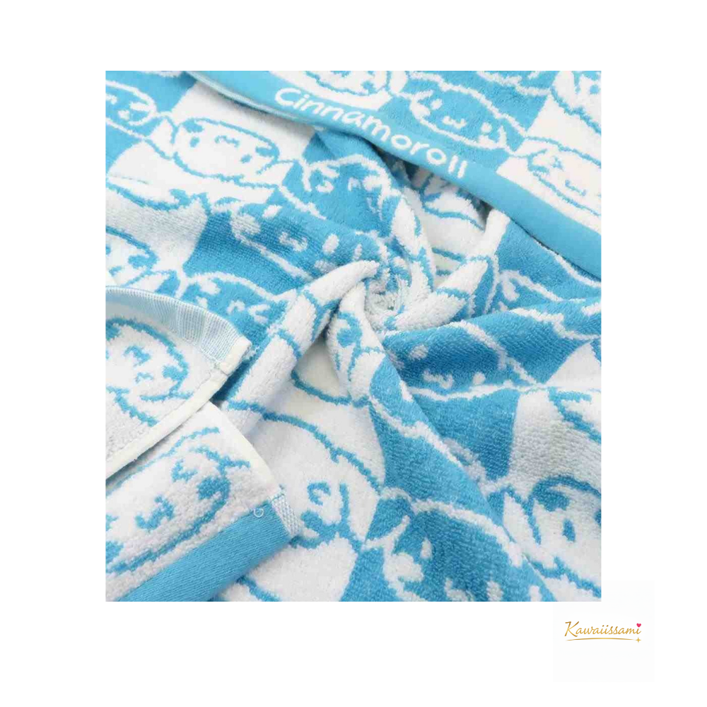 Cinnamoroll Jacquard Cotton Bath Towel - Big Face