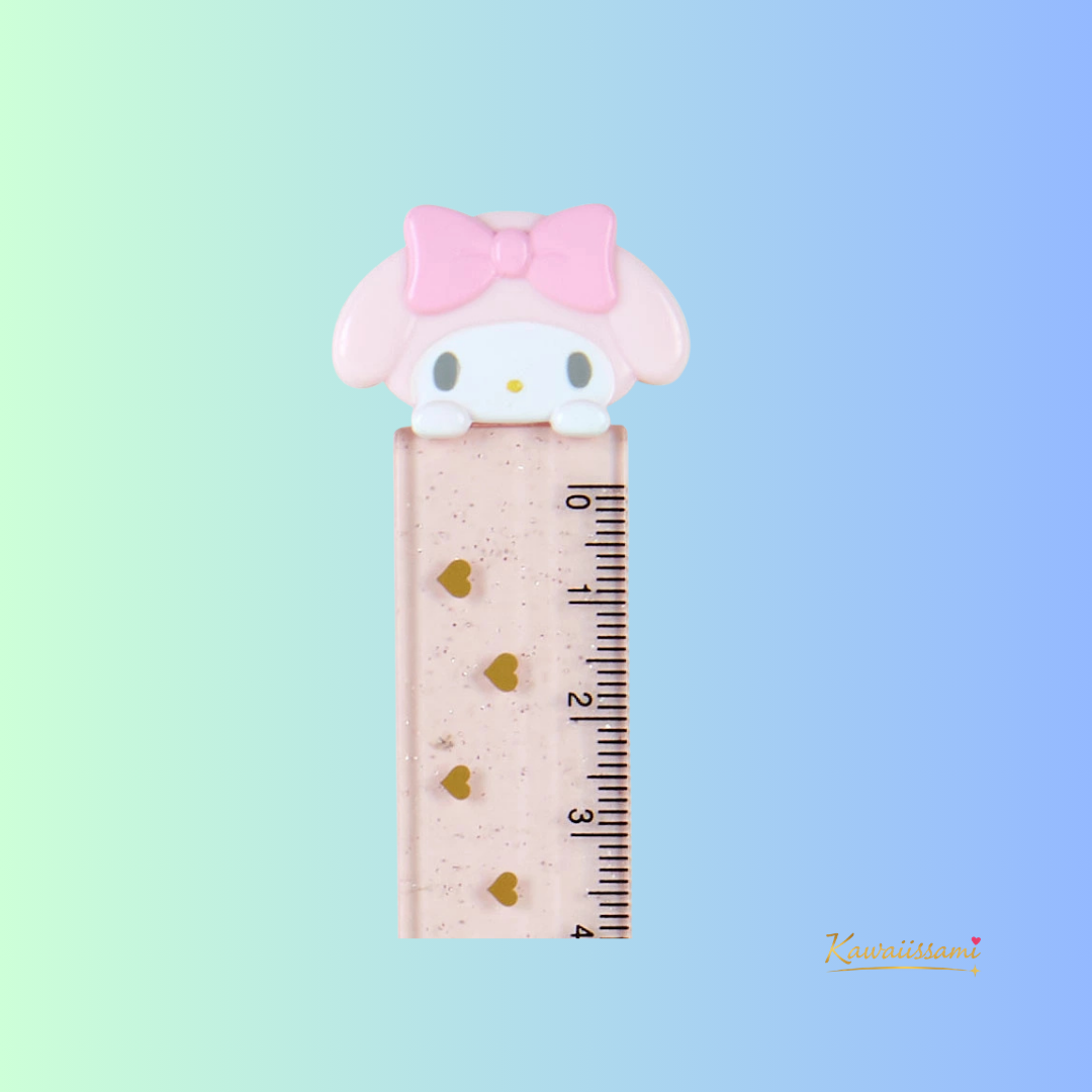 My Melody 15cm Slim Ruler with Mascot