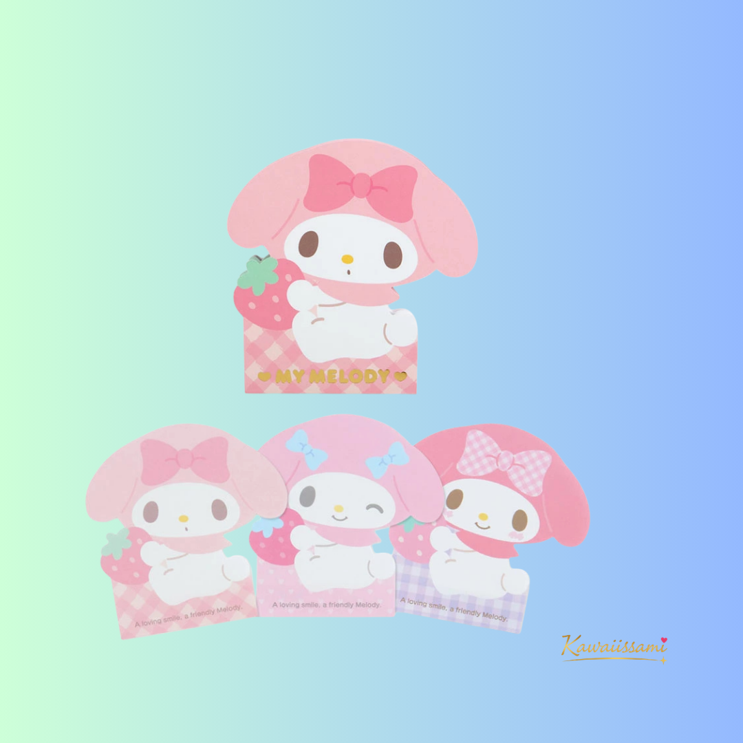 My Melody Die-cut Memo Pad