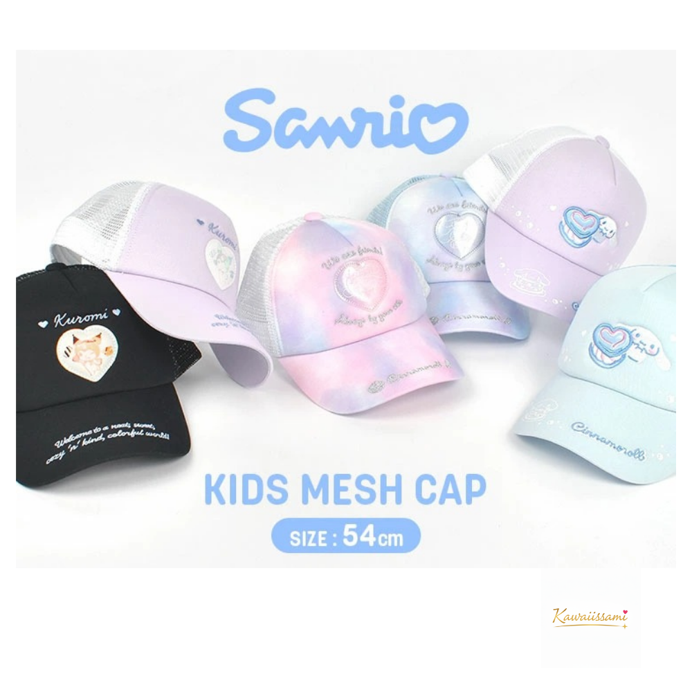 Sanrio Kids Breathable Mesh Cap 54cm (Cool & Dry)