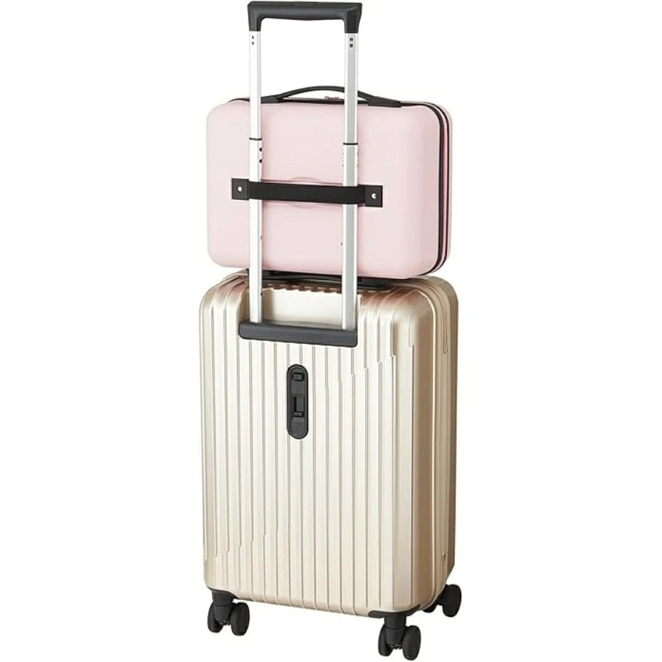 Hard carry-on case with mesh pocket　-Character Varies